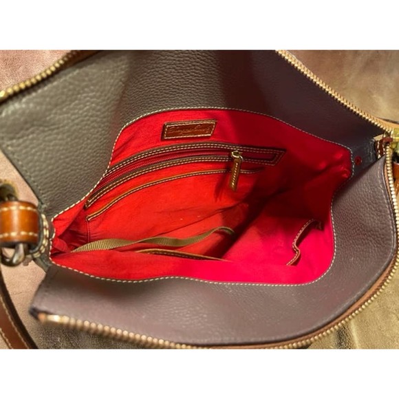 Dooney & Bourke Pebblestone Leather Large Hobo Handbag - Picture 3 of 10